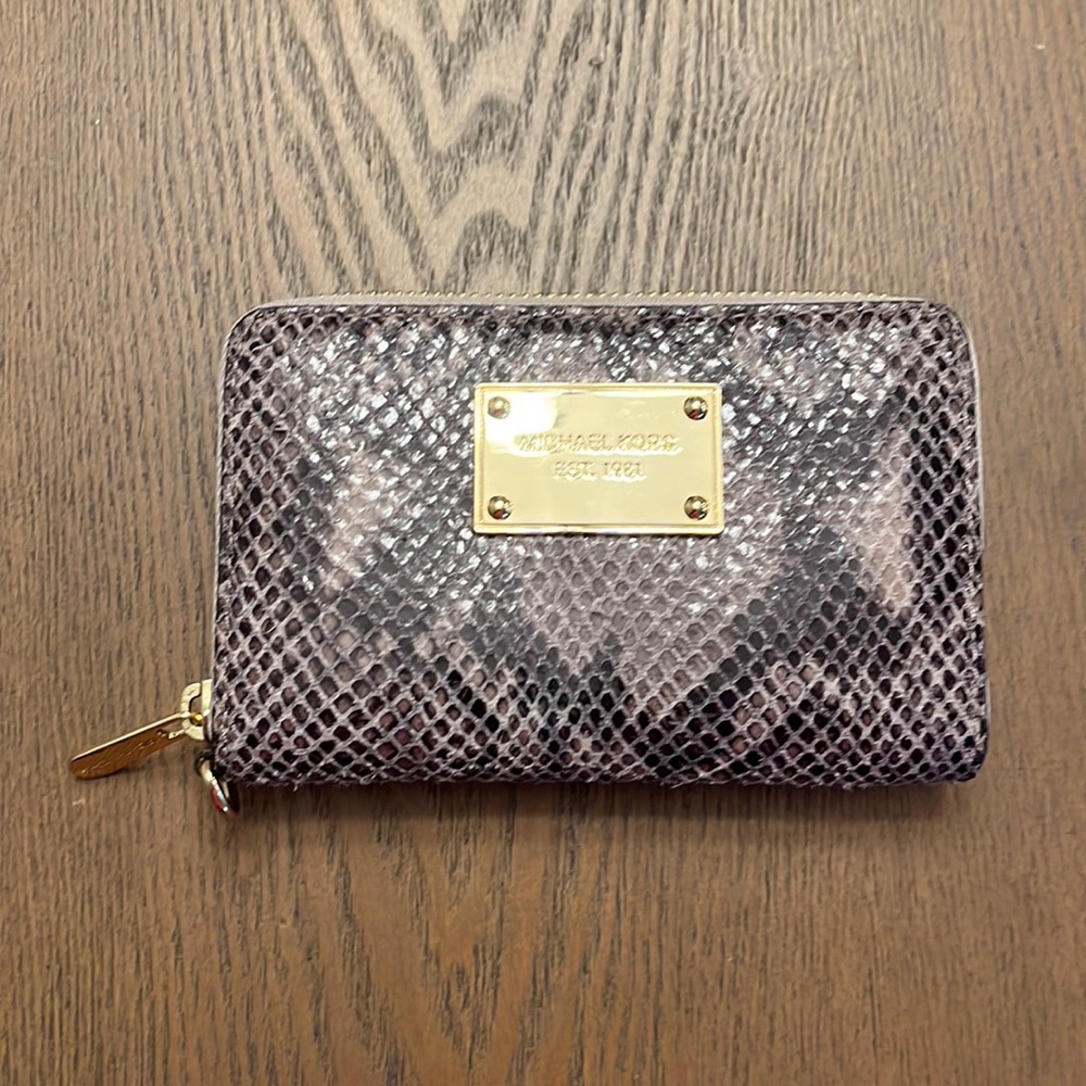 Michael Kors Snakeskin Wallet